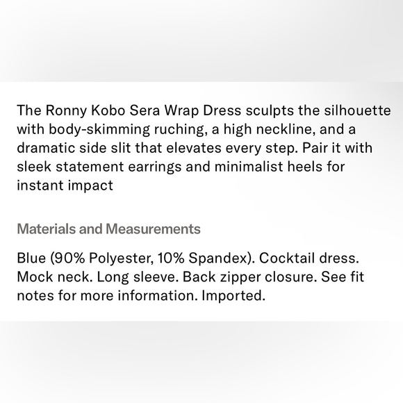 RONNY KOBO Sera dress in deep teal flawed - Picture 7 of 16